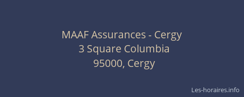 MAAF Assurances - Cergy