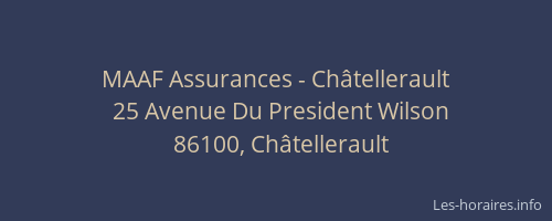 MAAF Assurances - Châtellerault