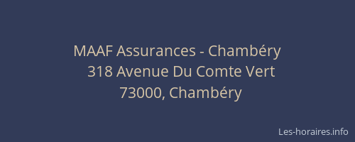 MAAF Assurances - Chambéry