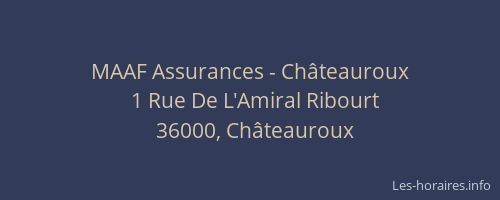 MAAF Assurances - Châteauroux
