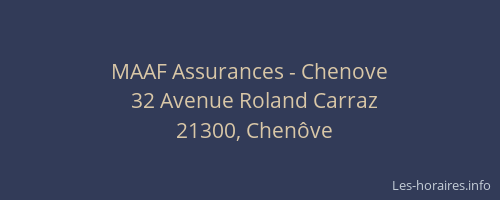 MAAF Assurances - Chenove