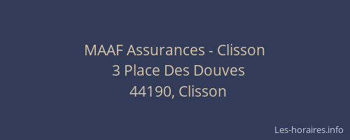 MAAF Assurances - Clisson