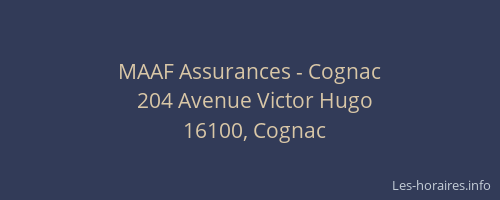 MAAF Assurances - Cognac