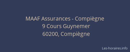 MAAF Assurances - Compiègne