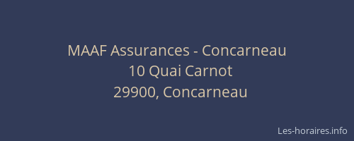 MAAF Assurances - Concarneau