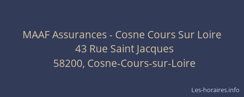 MAAF Assurances - Cosne Cours Sur Loire