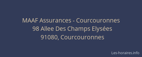 MAAF Assurances - Courcouronnes