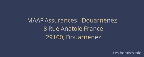 MAAF Assurances - Douarnenez