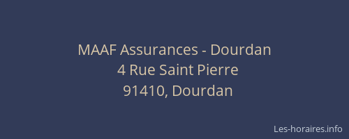 MAAF Assurances - Dourdan