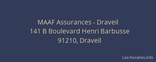 MAAF Assurances - Draveil