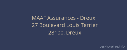 MAAF Assurances - Dreux