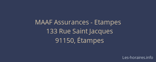 MAAF Assurances - Etampes