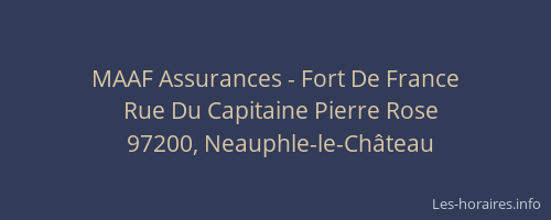 MAAF Assurances - Fort De France
