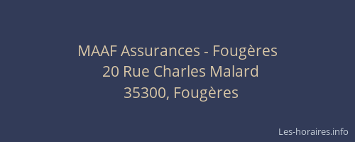 MAAF Assurances - Fougères