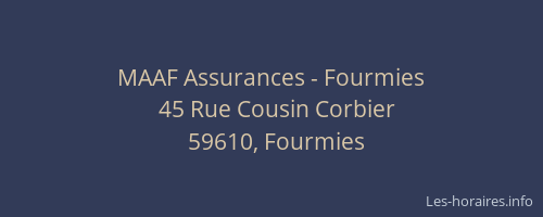 MAAF Assurances - Fourmies