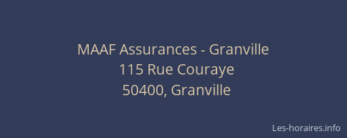 MAAF Assurances - Granville