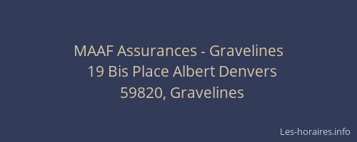 MAAF Assurances - Gravelines