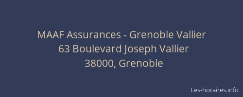 MAAF Assurances - Grenoble Vallier