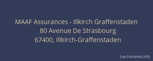 MAAF Assurances - Illkirch Graffenstaden