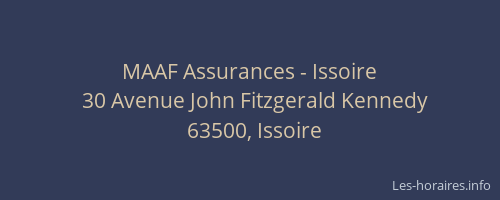 MAAF Assurances - Issoire