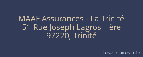 MAAF Assurances - La Trinité
