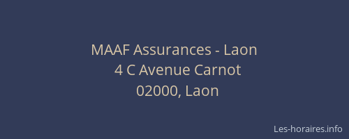 MAAF Assurances - Laon