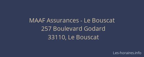 MAAF Assurances - Le Bouscat