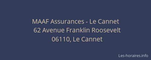 MAAF Assurances - Le Cannet