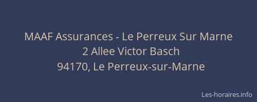 MAAF Assurances - Le Perreux Sur Marne