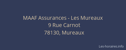 MAAF Assurances - Les Mureaux