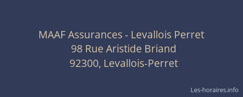 MAAF Assurances - Levallois Perret