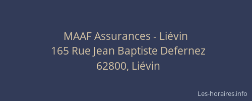 MAAF Assurances - Li&eacute;vin