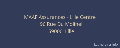 MAAF Assurances - Lille Centre