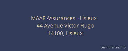 MAAF Assurances - Lisieux