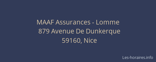 MAAF Assurances - Lomme