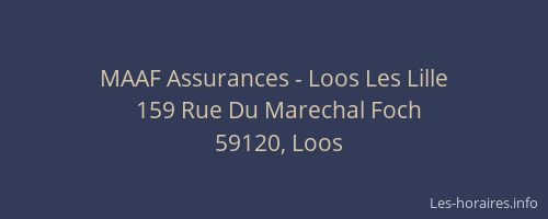 MAAF Assurances - Loos Les Lille