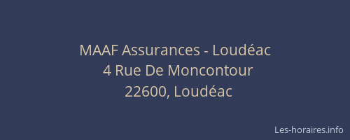 MAAF Assurances - Loudéac