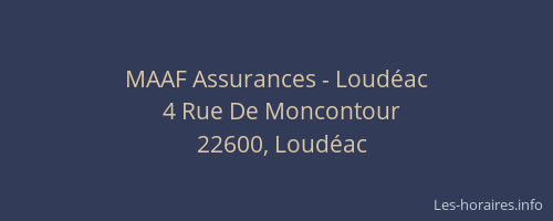 MAAF Assurances - Loud&eacute;ac