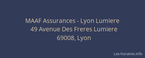 MAAF Assurances - Lyon Lumiere
