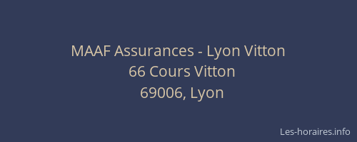 MAAF Assurances - Lyon Vitton