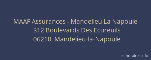 MAAF Assurances - Mandelieu La Napoule