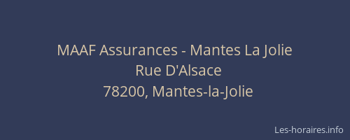 MAAF Assurances - Mantes La Jolie
