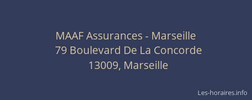 MAAF Assurances - Marseille