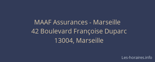 MAAF Assurances - Marseille