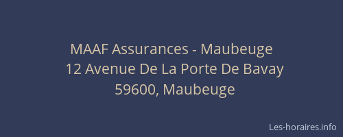 MAAF Assurances - Maubeuge
