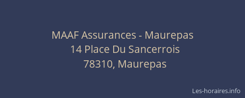 MAAF Assurances - Maurepas