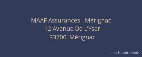 MAAF Assurances - Mérignac