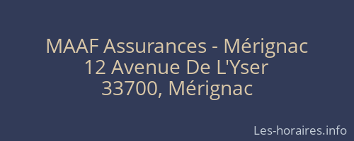 MAAF Assurances - Mérignac