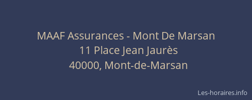 MAAF Assurances - Mont De Marsan