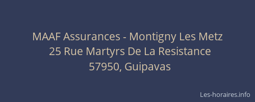 MAAF Assurances - Montigny Les Metz